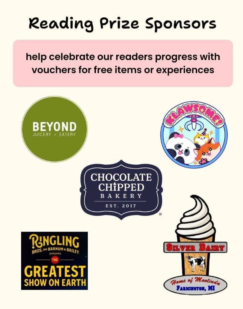 Reading Prize Sponsors collage
