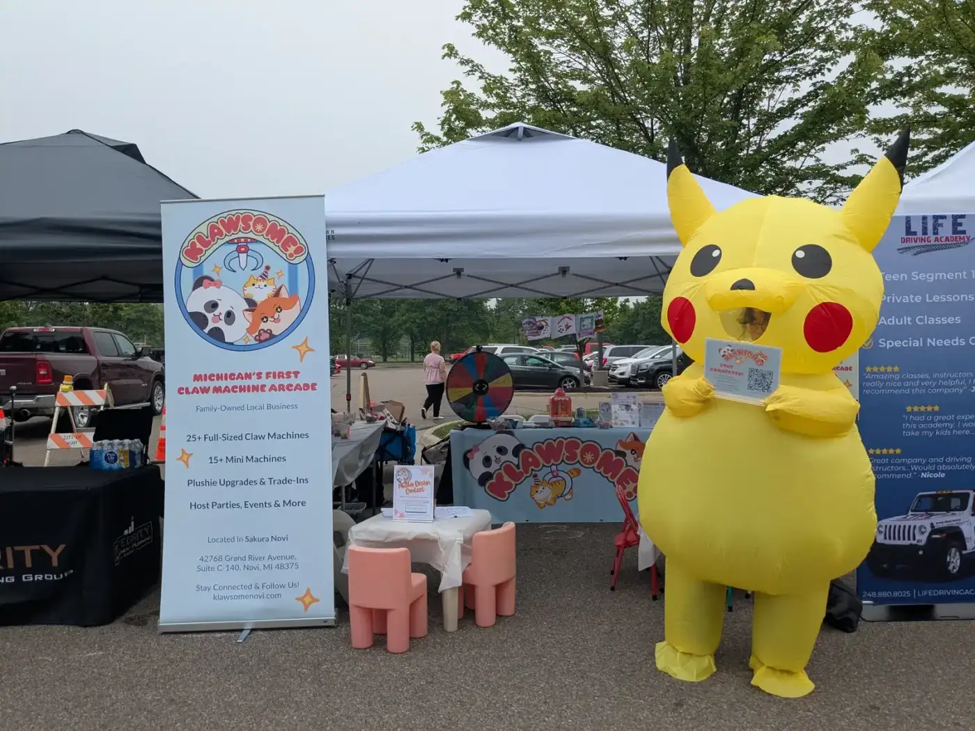 Family fun under the Klawsome tent