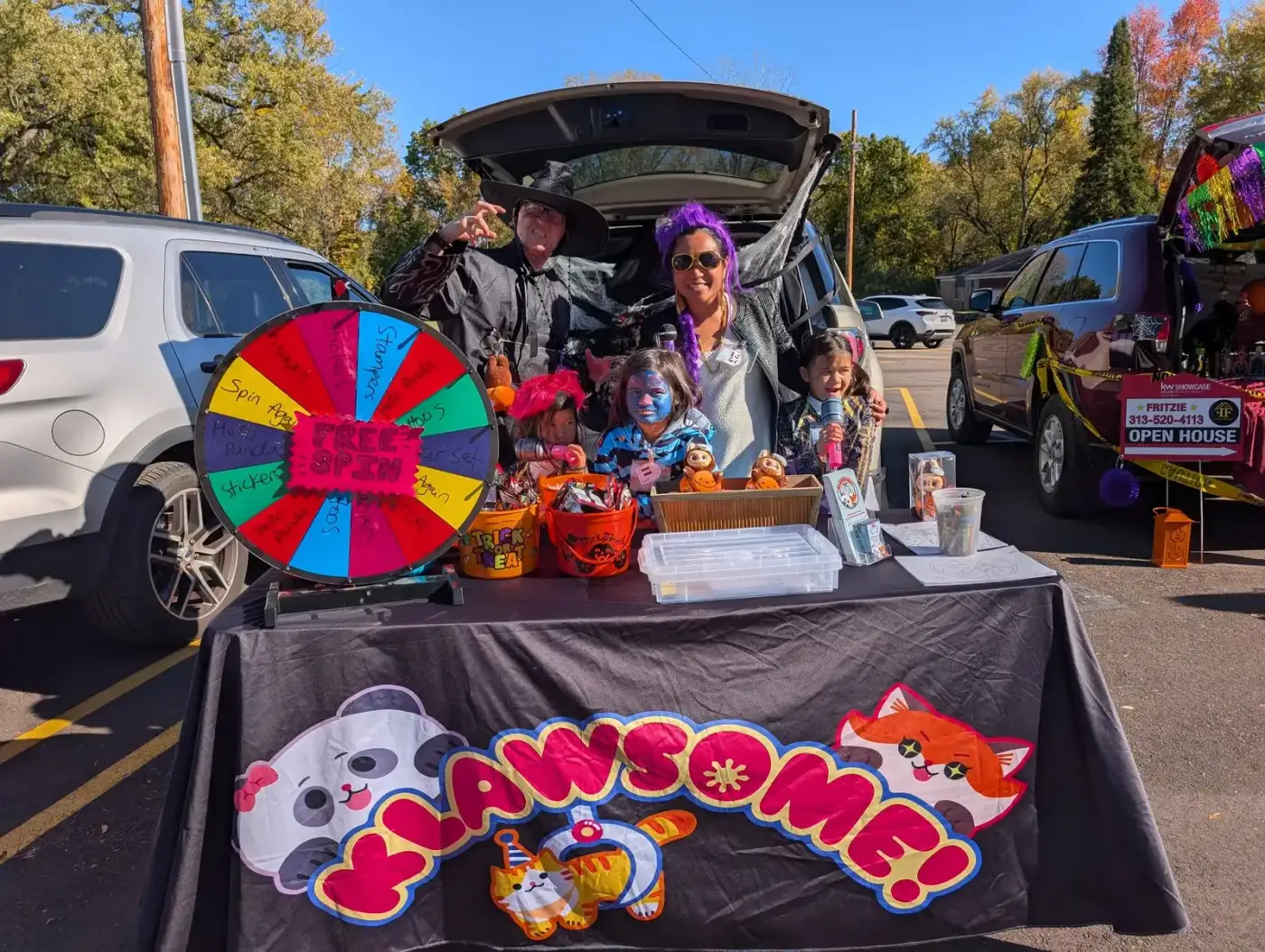 Welcoming little ghouls and goblins